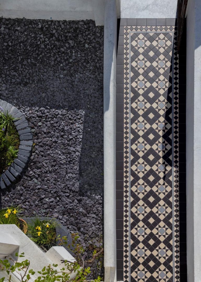A Victorian Geometric Front Path