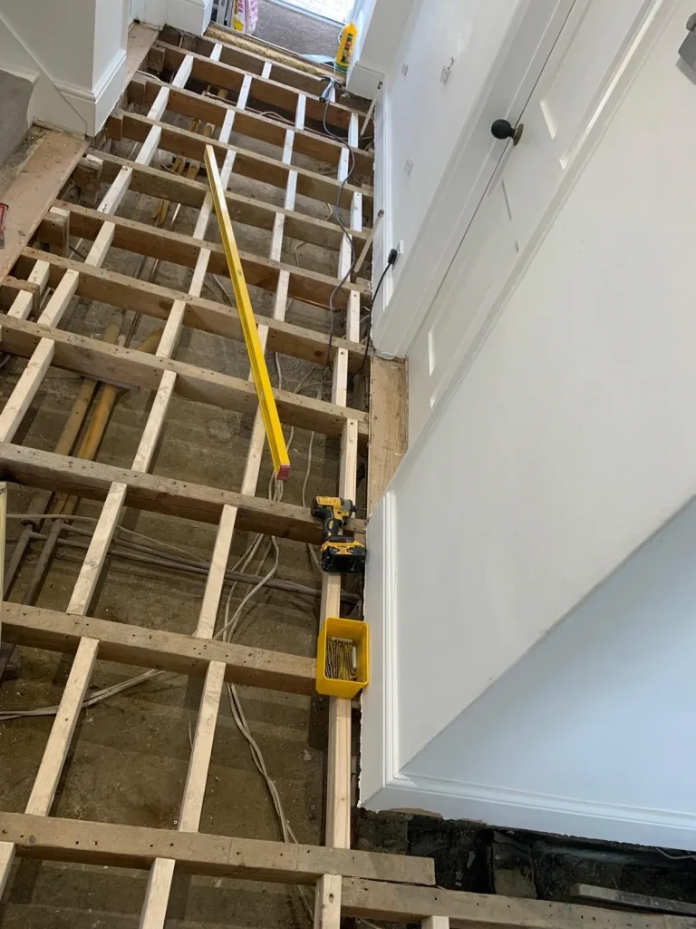 Chiswick: Ground Floor Restoration - Suspended floor 10