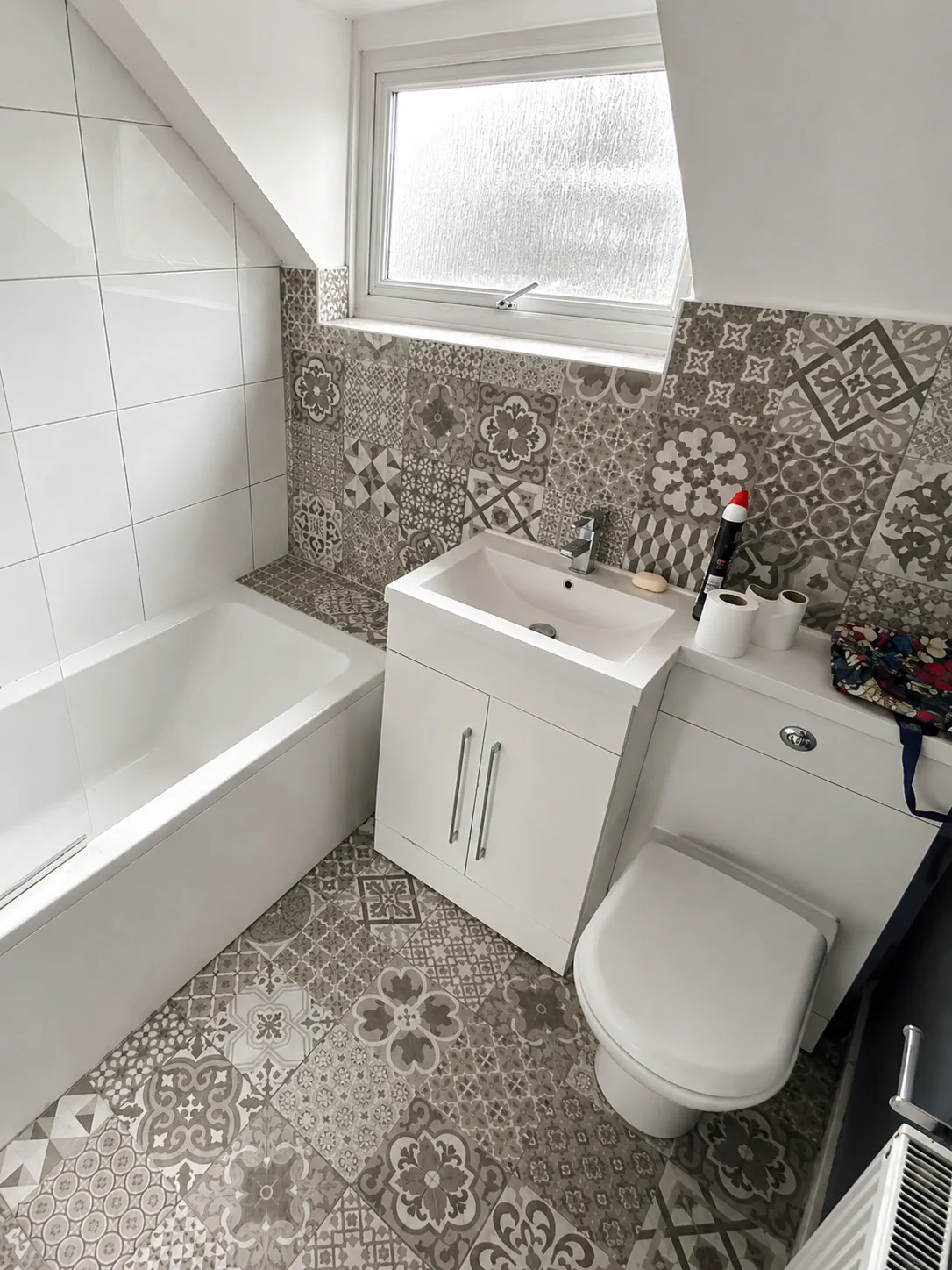 Twickenham: Full Bathroom Renovation - TW Before:After